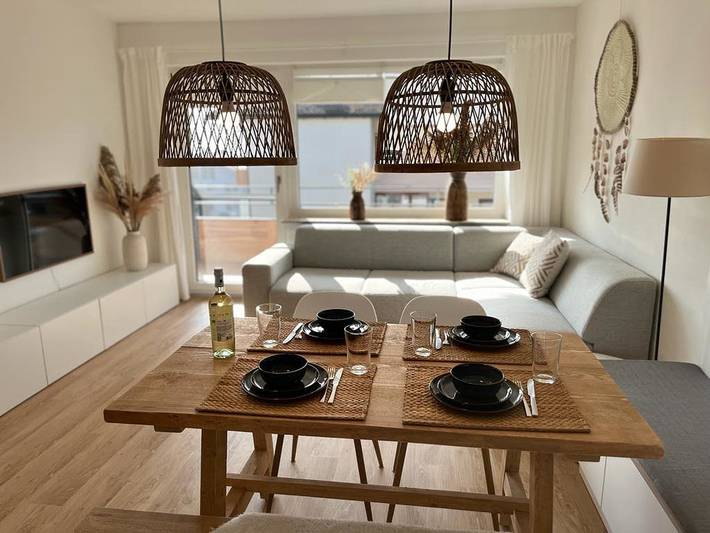 Ferienwohnung für 6 Personen, mit Seeblick im Chiemgau