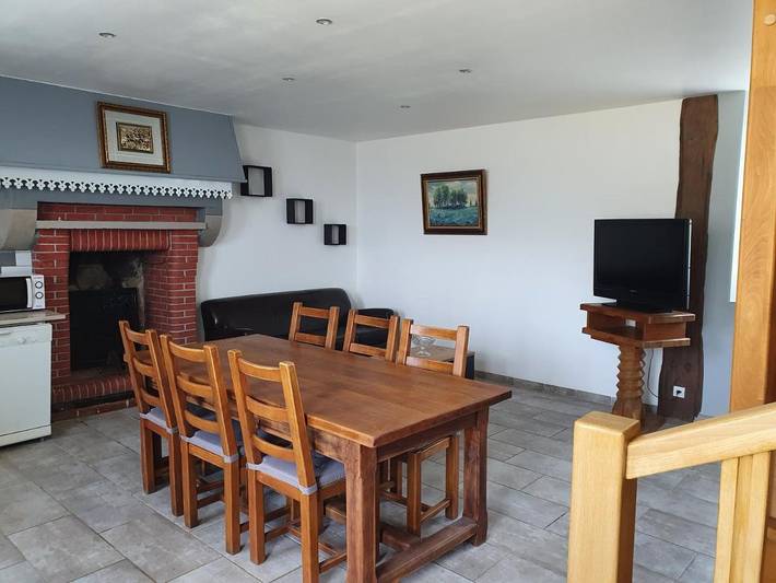 Maison de vacances pour 6 personnes, avec Terrasse ainsi que Jardin et Vue à Saint-Clément-Rancoudray