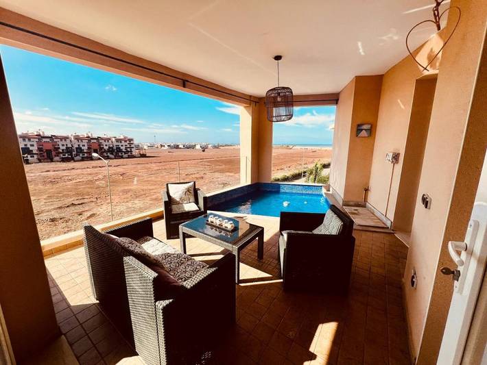 Apartamento de vacaciones para 5 personas, con vistas y jardín además de piscina para niños y piscina - 1