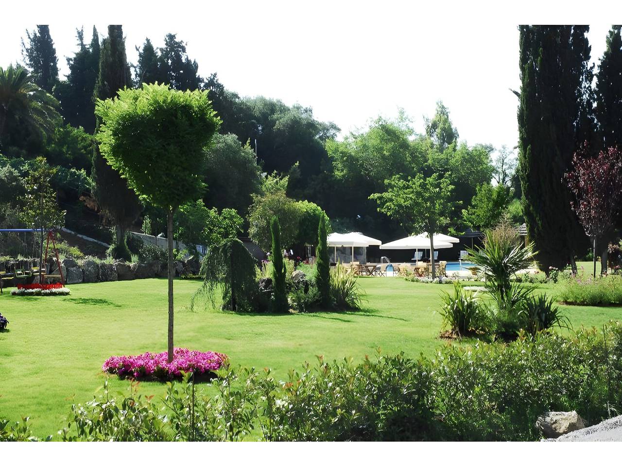 Apartment 'Corfu Club Standard 3' mit Gemeinschaftspool, Wlan und Klimaanlage in Limni (Korfu), Korfu