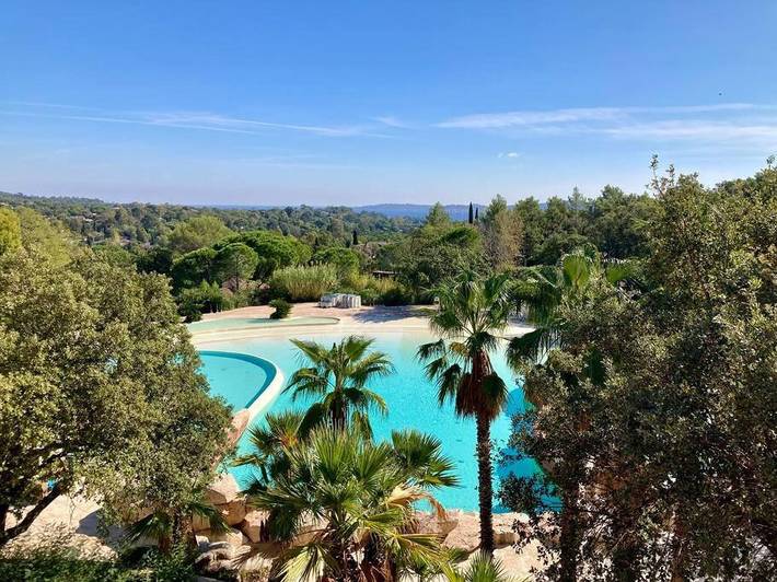Maison de vacances pour 4 personnes, avec vue et jardin ainsi que piscine et bassin pour enfant