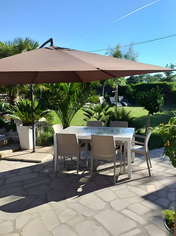 Habitación Chez Michel et Michèle - Opale con terraza, jardín y cocina compartida in Calan (Francia), Region de Lorient
