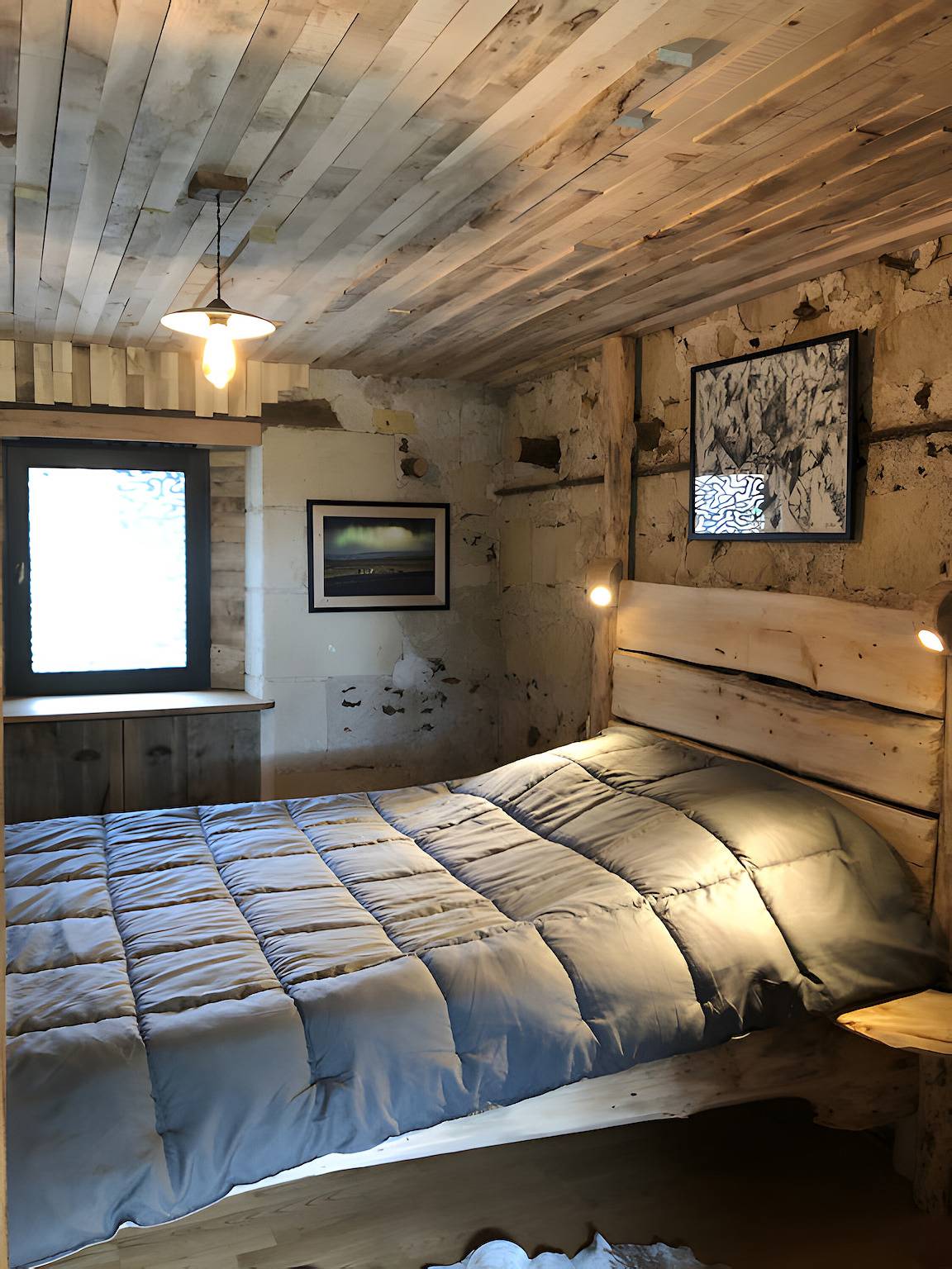 Cabaña junto a un estanque en Brissac in Brissac-Loire-Aubance, Angers region