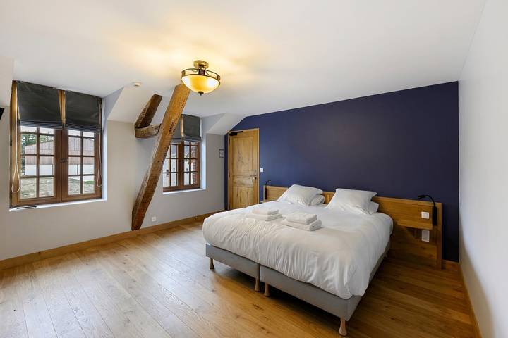Bed & Breakfast „Chambre Chasserie 6-Grange Arthuis“ mit WLAN und Klimaanlage in Lavau, Loire-Tal