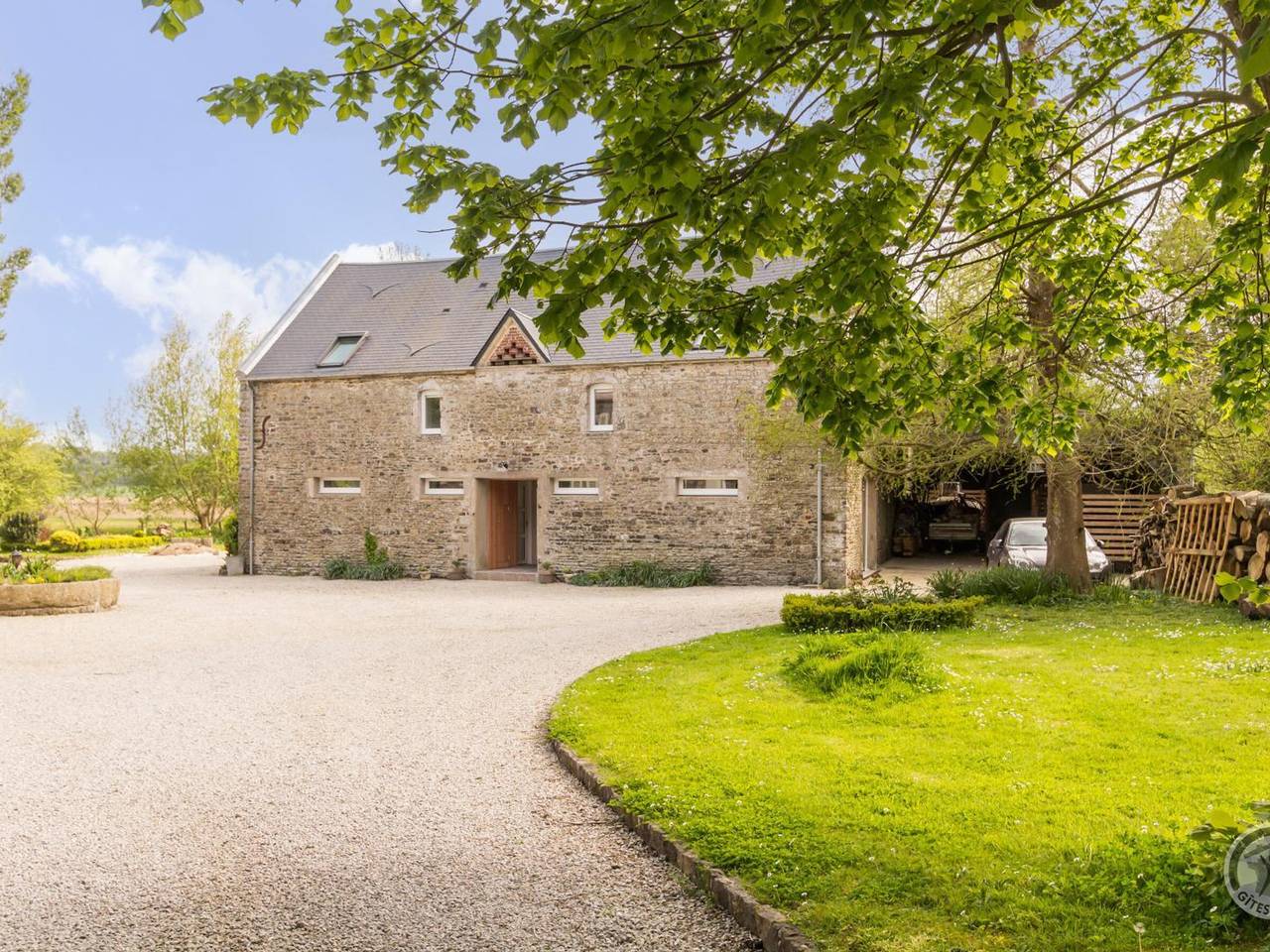 Gîte Justine: Comodidad para 4 pers. Animales Ok, Parking, Jardín in Port-Bail-sur-Mer, Côte de la Déroute