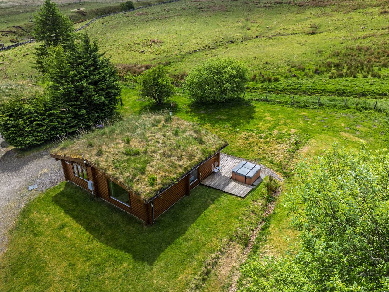 Cragdhu Log Cabin in Glenshee, Cairngorms National Park