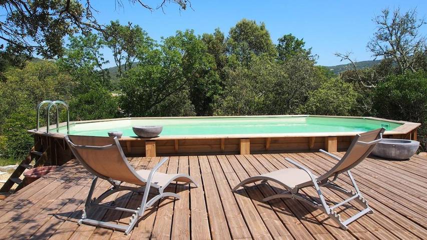 Chalet para 6 personas, con piscina y terraza - 1