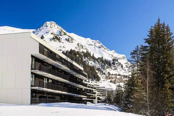 Studio pour 4 personnes, avec vue et balcon, animaux acceptés dans Flaine