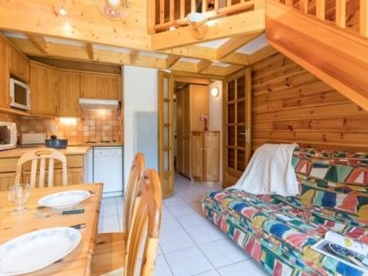 Ganze Wohnung, Duplex gemütliche 3-Zimmer-Wohnung, 6 Schlafplätze, La Salle-les-Alpes, 700m von den Pisten in La Salle-les-Alpes, Serre Chevalier