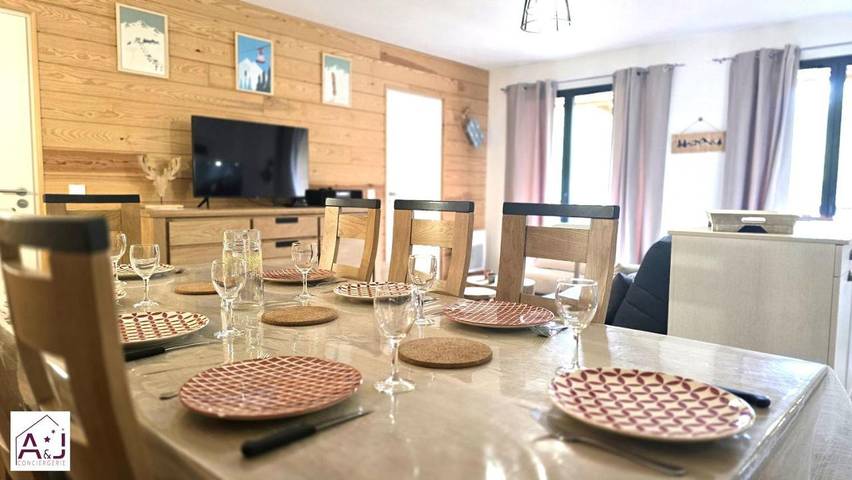 Chalet pour 8 personnes, avec balcon et vue dans La Mongie - 3
