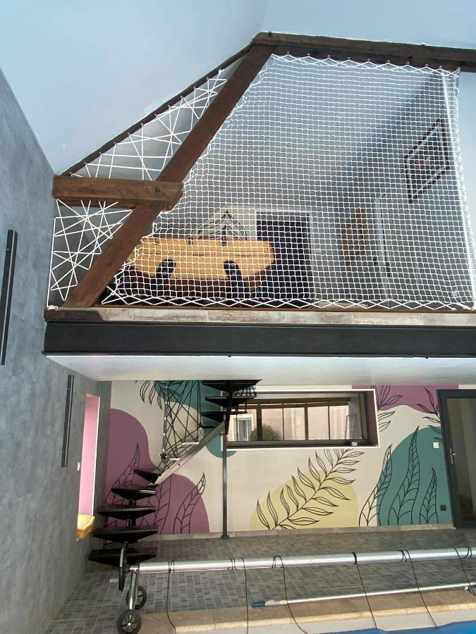 Location de vacances pour 10 personnes, avec jardin ainsi que piscine et vue à Joué-en-Charnie - 4