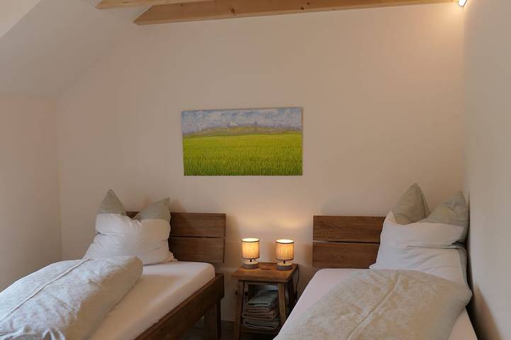 Ganze Wohnung, Ferienwohung 2 Zi, 67 qm, 2-6 Pers,großer Balkon, an der Aach, am Bodensee in Singen, Hegau