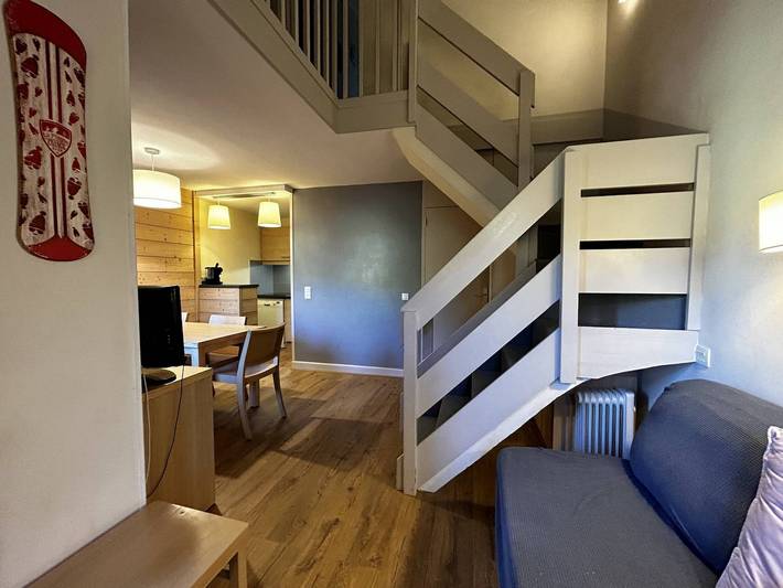 Gîte pour 7 personnes, avec balcon et piscine dans Plagne 1800 - 4