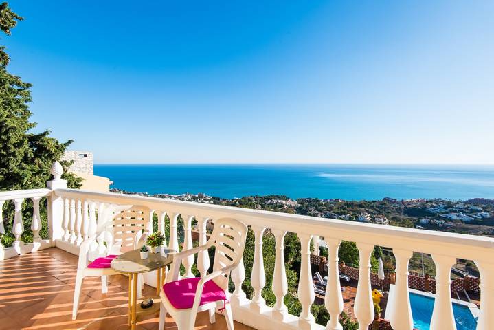 Feriehus for 8 personer med have in Benalmadena Pueblo, Benalmádena