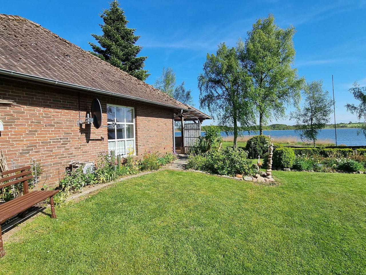 Ferienhaus Schlei-Ruhe in Ulsnis mitten im Naturpark Schlei in Ulsnis, Grünes Binnenland