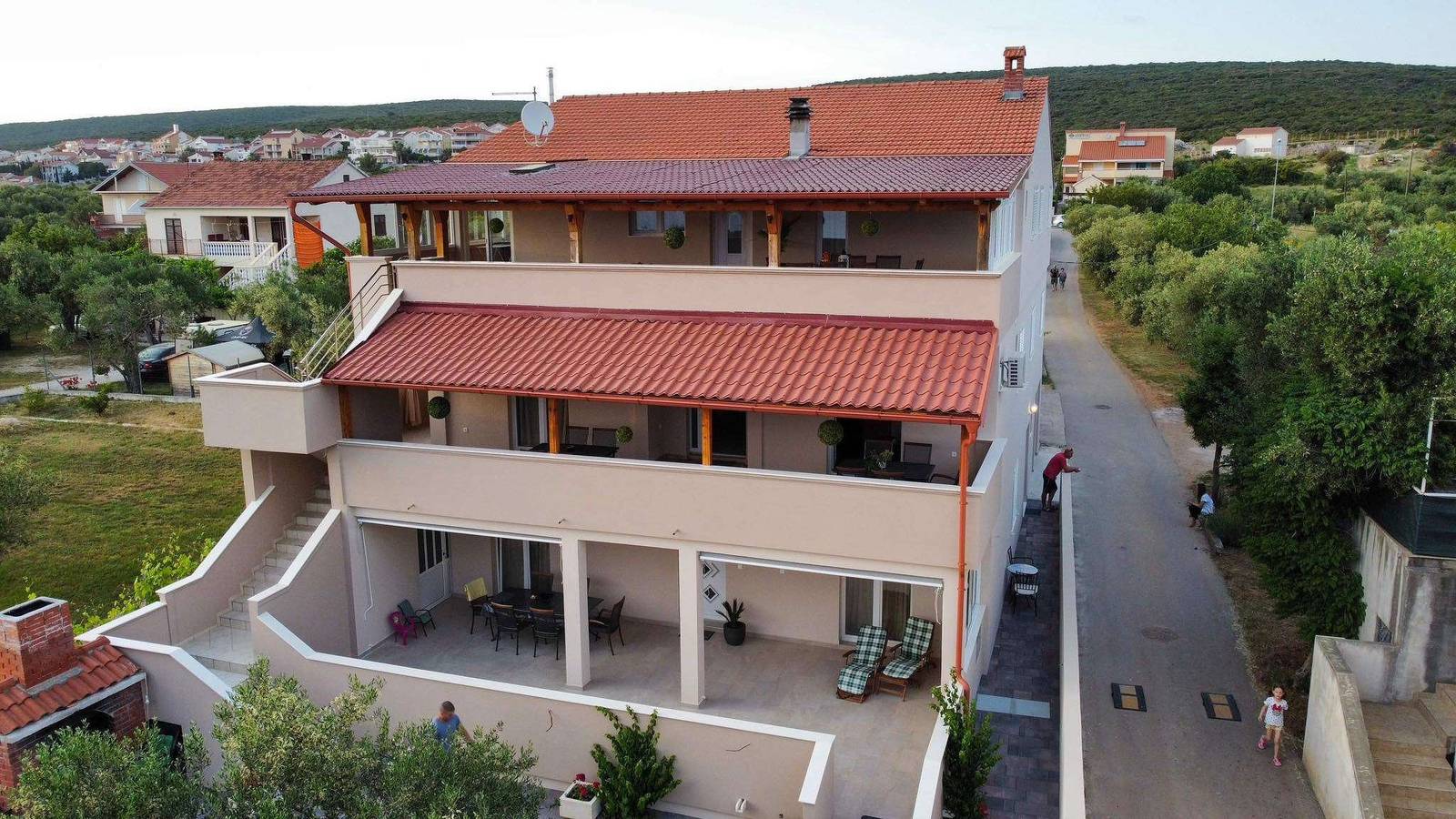Entire apartment, One bedroom apartment with terrace and sea view Sveti Petar, Biograd A-23091-b in Općina Sveti Filip i Jakov, Zadar