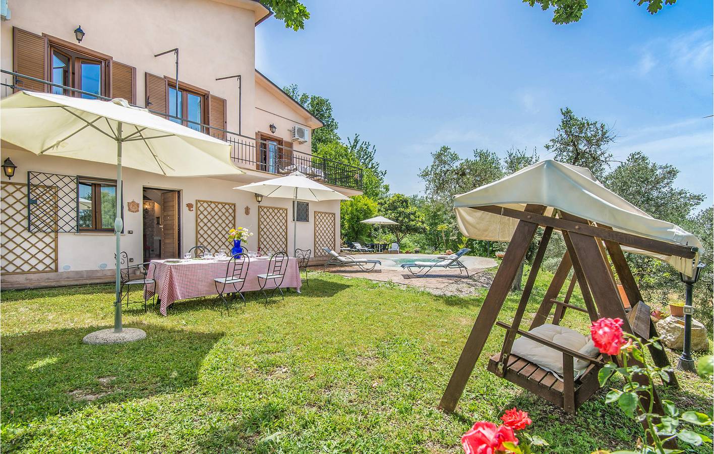 Ferienhaus für 8 Personen mit Pool in Poggio Catino, Rieti Provinz