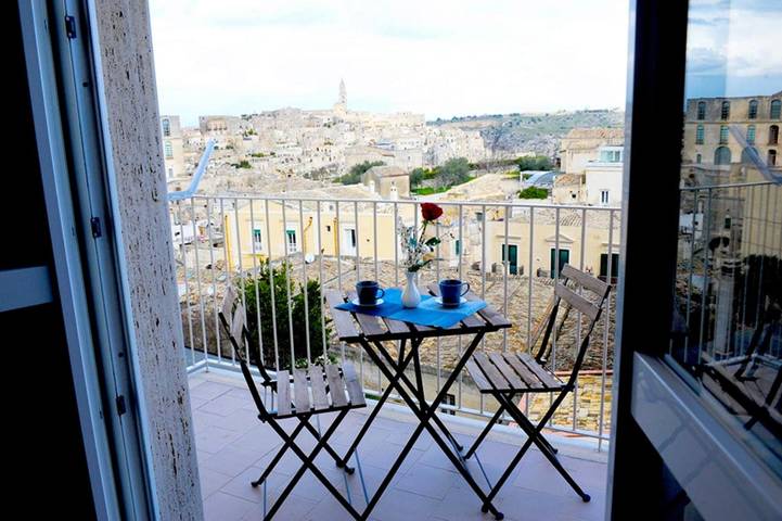 Maison d’hôte pour 2 personnes, avec Terrasse à Matera