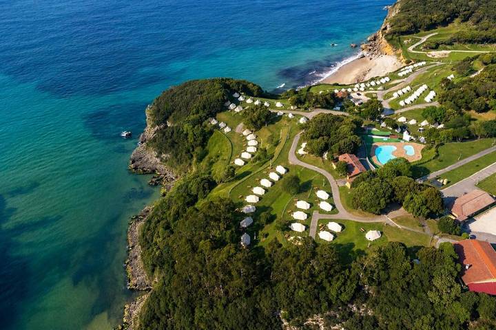 Camping voor 2 personen, met Zwembad in Cantabrië