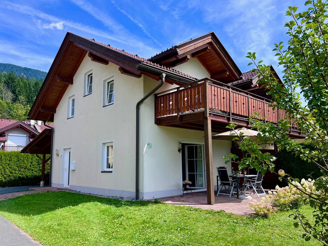 Gezellig chalet met privétuin nabij de skipiste in Gailtaler Alpen, Kötschach-Mauthen