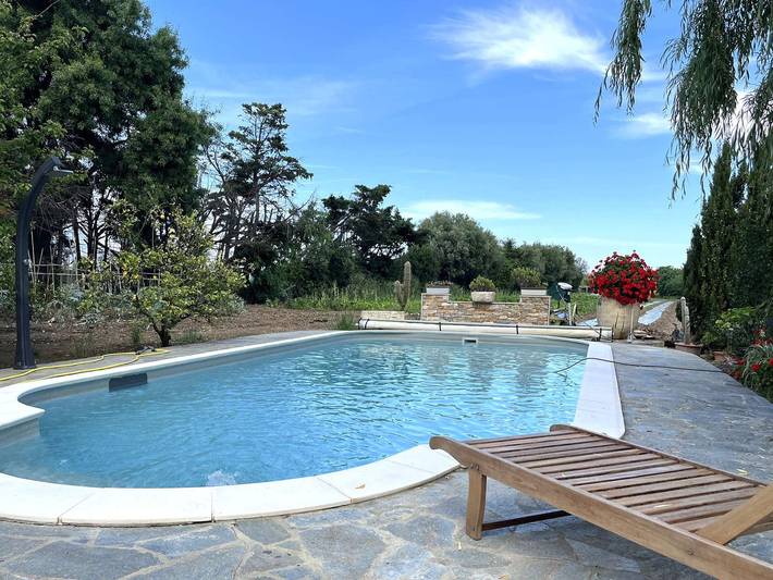 Appartement de vacances pour 6 personnes, avec piscine ainsi que jardin et balcon - 1