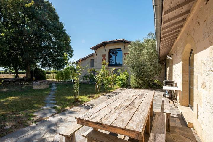 Château pour 8 personnes, avec jardin ainsi que terrasse et jacuzzi en Gironde - 3