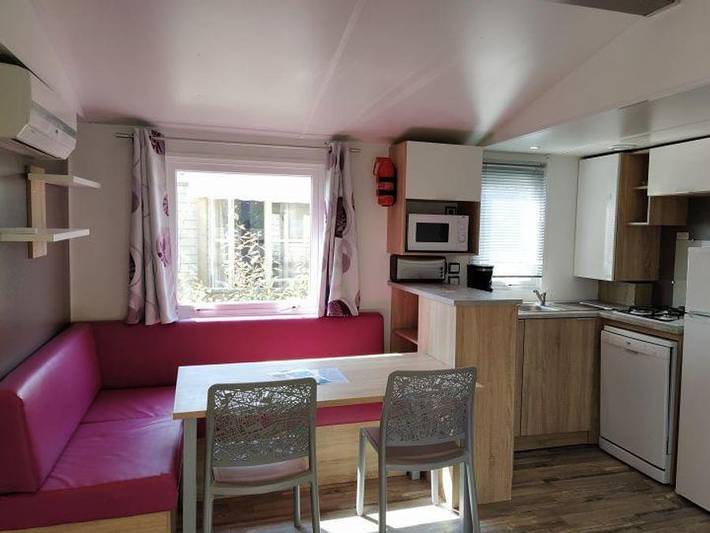 Camping Le Trivoly - Mobilheim 8 personen - Quatro - 4 Schlafzimmer in Torreilles, Côte d'Améthyste