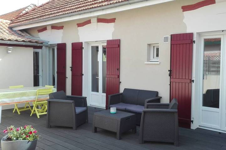 Maison de vacances pour 5 personnes, avec terrasse et jacuzzi dans L'Aiguillon (Arcachon)