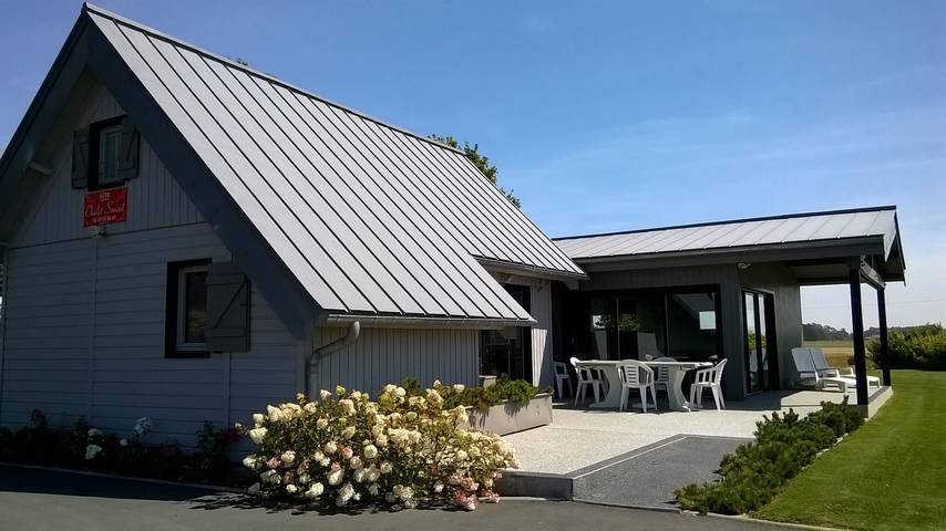 Gîte pour 5 personnes, avec jardin et terrasse à Saint-Martin-aux-Buneaux