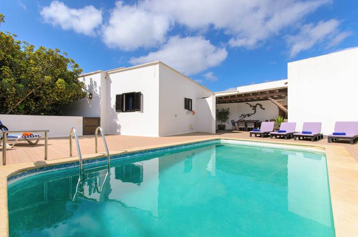Villa pour 8 personnes, avec jardin, animaux acceptés à Teguise
