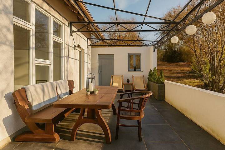 Ferienwohnung für 7 Personen, mit Terrasse