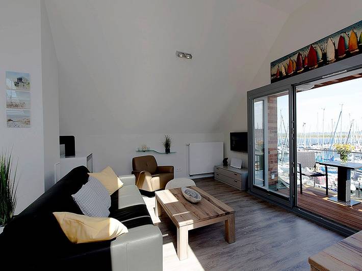 Ganze Ferienwohnung, Ostsee - Appartement Nr. 50 "Meerblick" am Yachthafen im Strand Resort in Steinwarder, Heiligenhafen