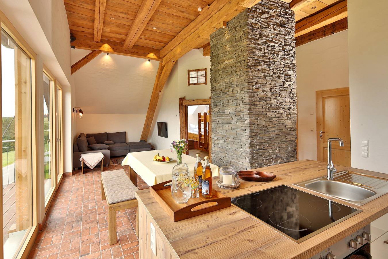 Ganze Wohnung, Ferienwohnung 'Dubeschlag' mit Bergblick, Gemeinschaftsgarten und Wi-Fi in Suedlicher Schwarzwald, St. Märgen