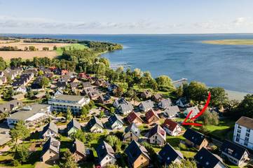 Ferienwohnung für 4 Personen, mit Seeblick und Balkon sowie Ausblick, mit Haustier an der Müritz