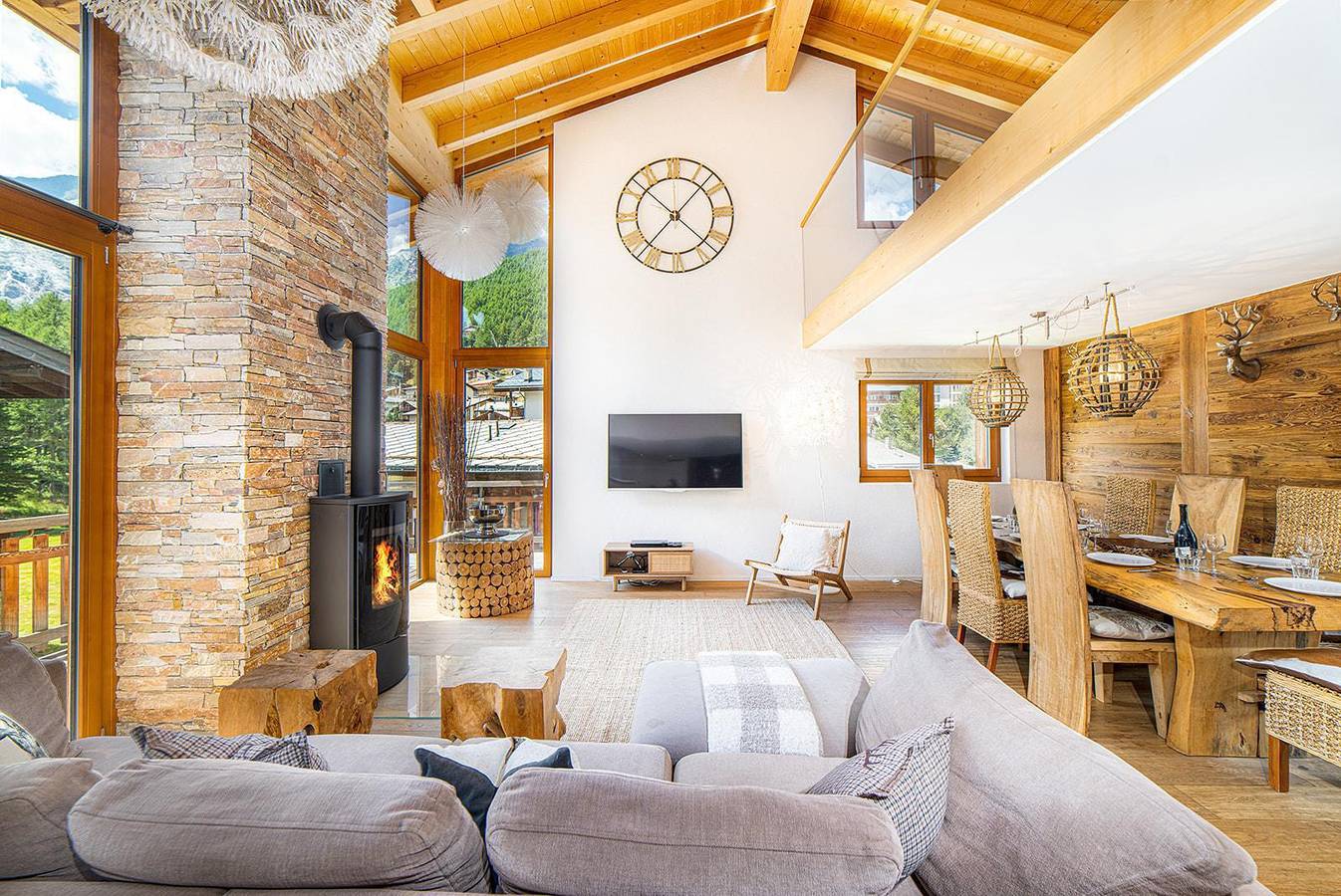 Geheel vakantieappartement, 10-Bettwohnung in Saas-Fee, Walliser Alpen