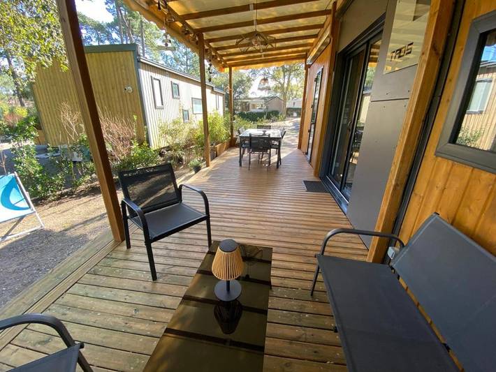 Camping pour 6 personnes, avec jardin ainsi que piscine et vue à Capbreton - 2