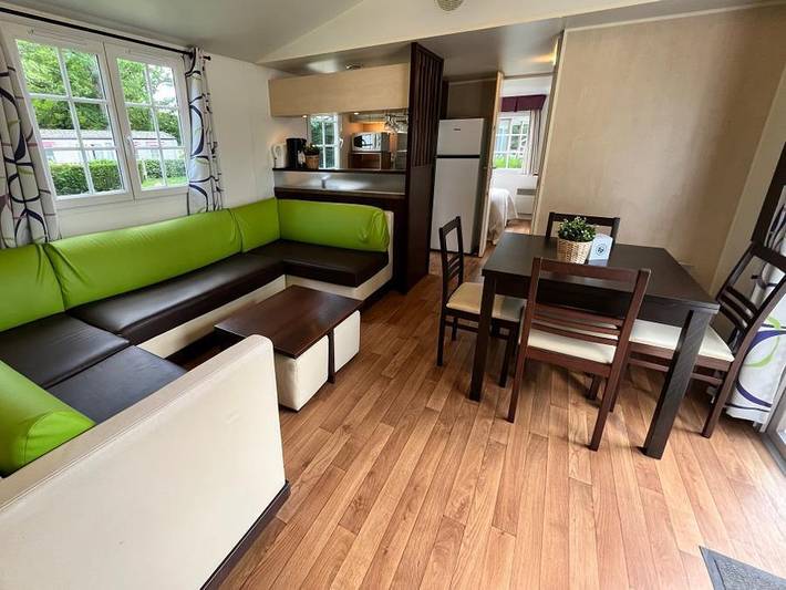 Camping Sunelia l'Etang de Sologne - Mobilheim 6 personen - Komfort 3 Schlafzimmer in Nouan-le-Fuzelier, Sologne
