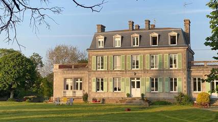 Gîte pour 5 personnes, avec jardin et vue, animaux acceptés à Gratot