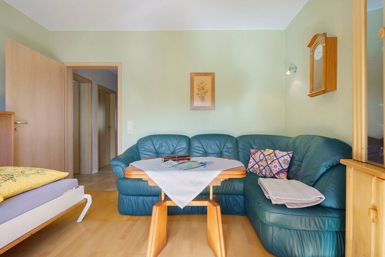 Ferienhaus 'Grün' mit gemeinsamer Terrasse und Wlan in Templin, Barnimerland Region