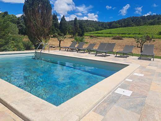 Maison de vacances pour 8 personnes, avec jardin ainsi que vue et piscine