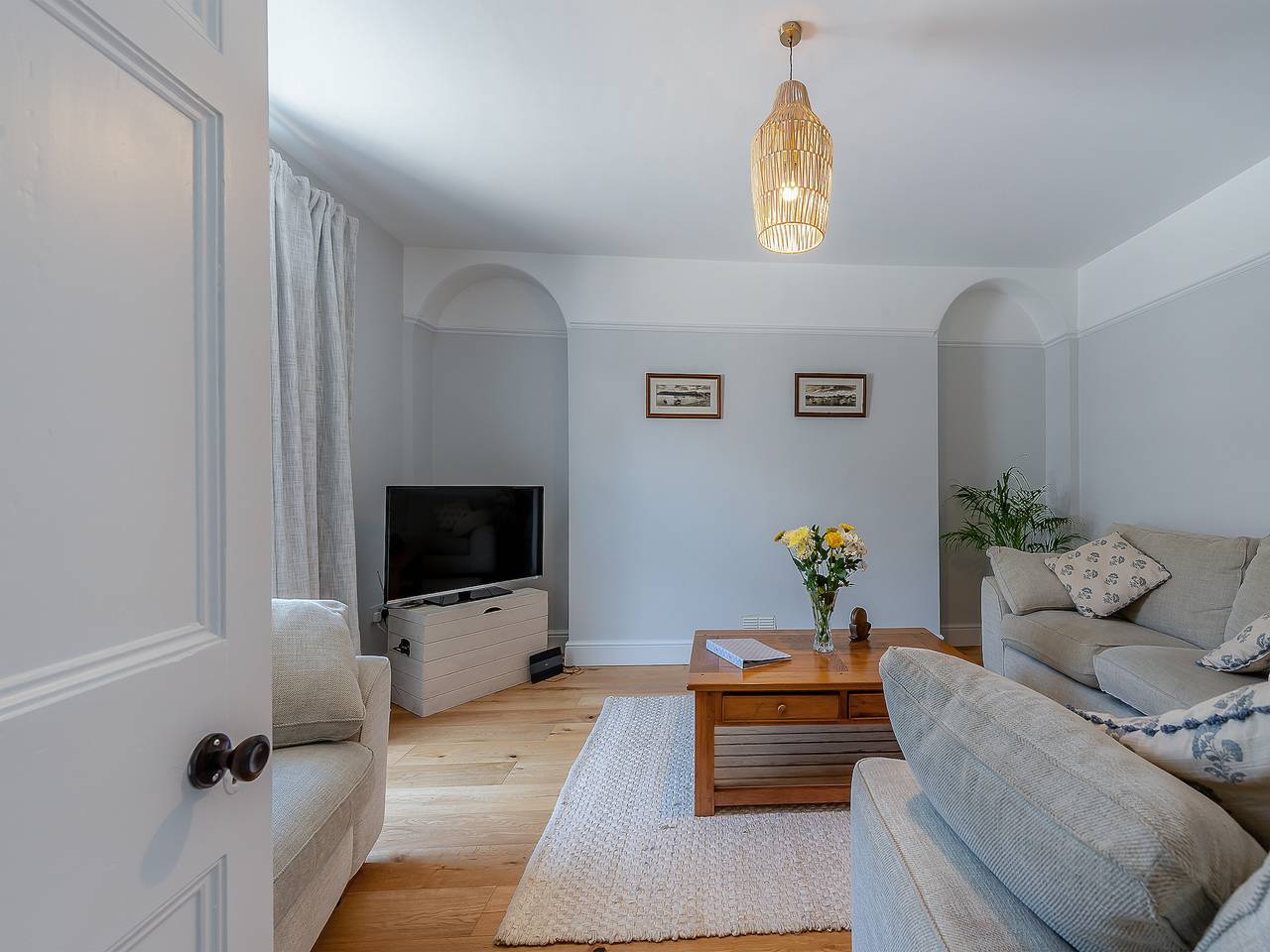 Spring Gardens in New Quay, Cardigan Bay