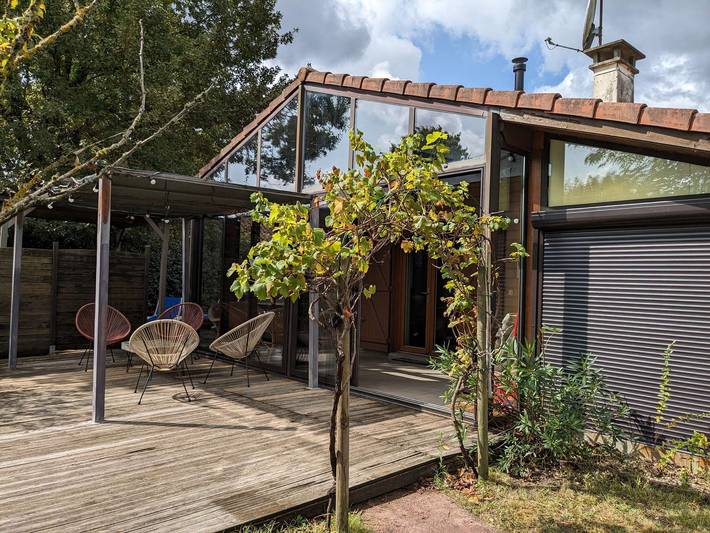 Casa de madera cerca del lago - 9 pers. in Biscarrosse, Côte d’Argent