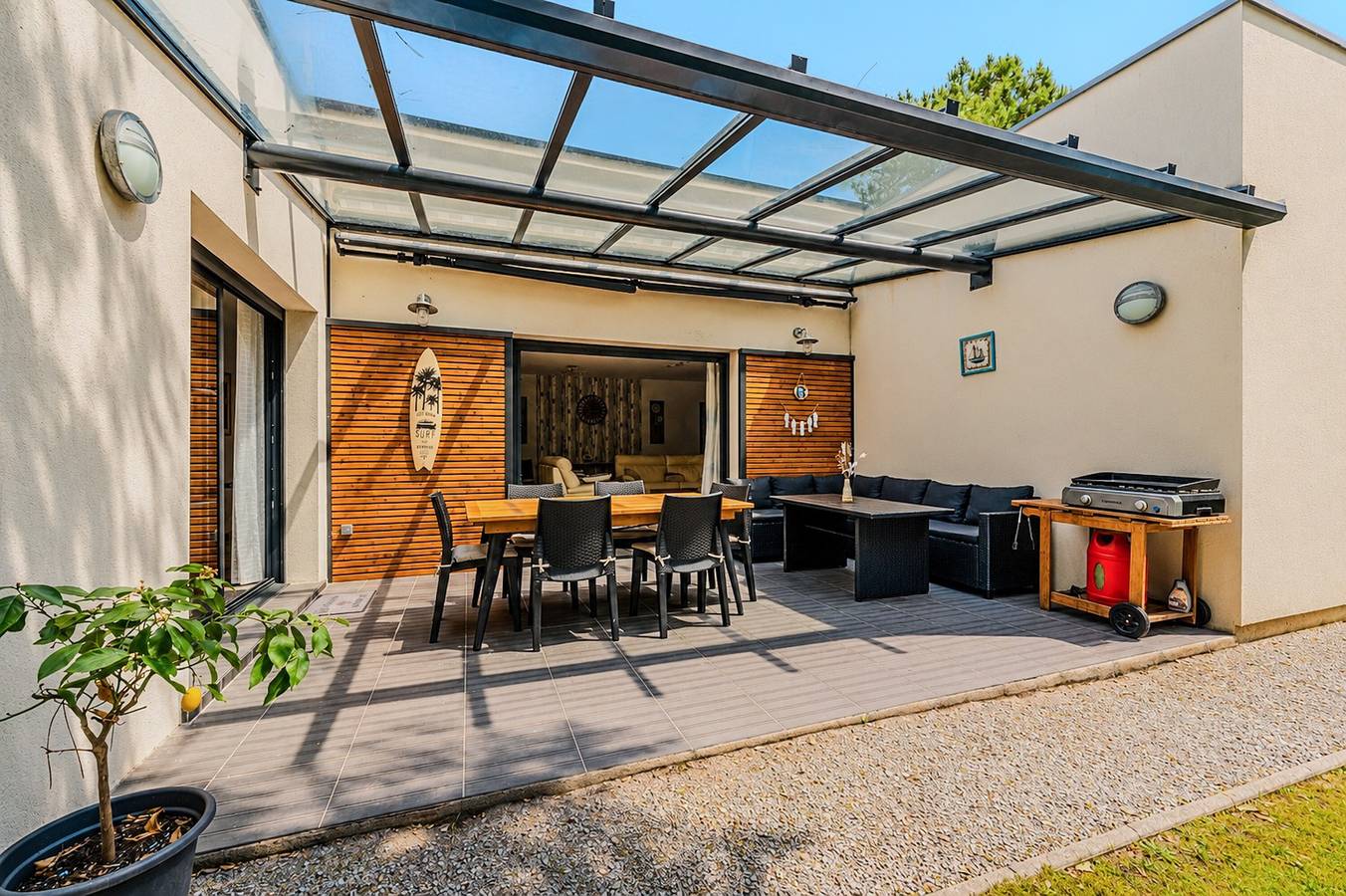 Villa 'Le Rêve' à Mimizan Plage avec terrasse, jardin et climatisation in Mimizan, Côte d’Argent