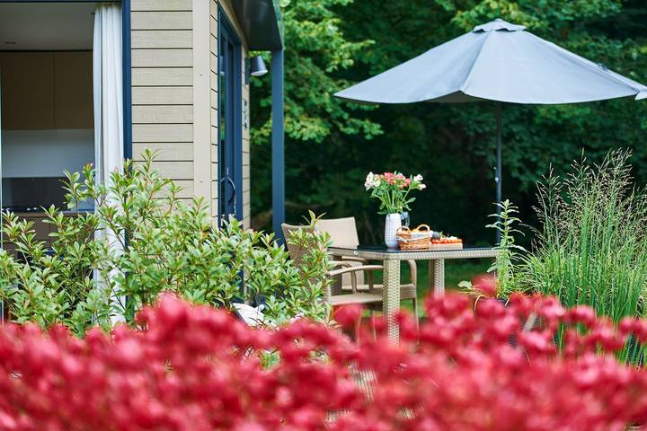 Ferienhaus für 2 Personen, mit Terrasse und Ausblick in Scharbeutz
