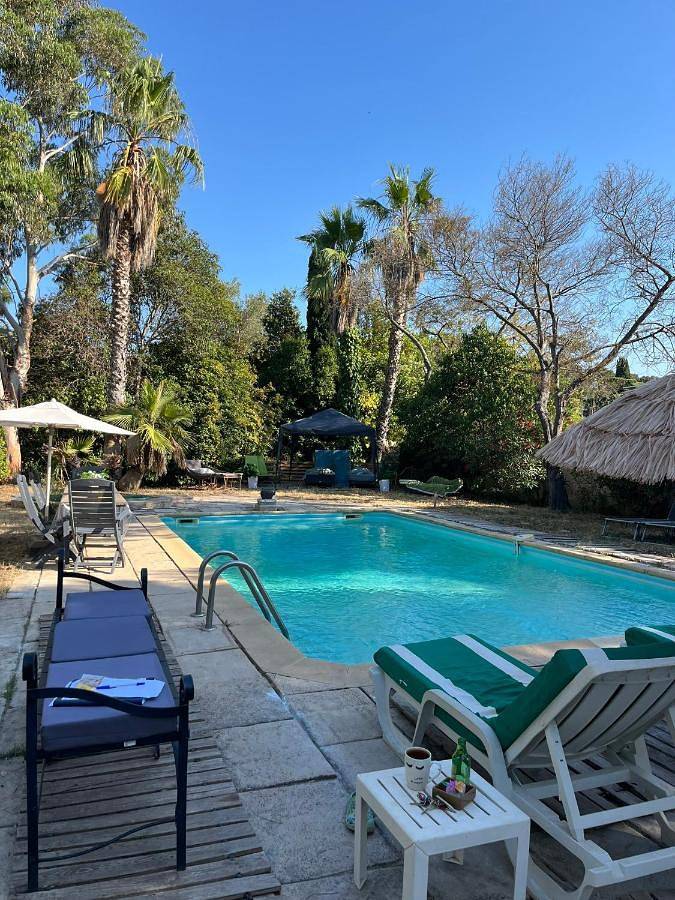 Location de vacances pour 6 personnes, avec piscine ainsi que vue et jardin, animaux acceptés dans Gare De Cassis