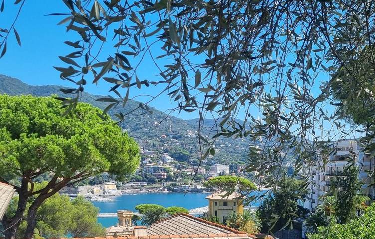 Villa per 12 persone, con Balcone e Terrazza nonché Giardino e Panorama a Rapallo