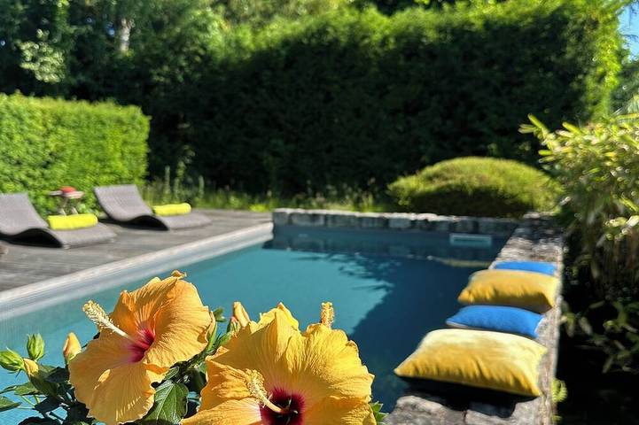 Gîte pour 8 personnes, avec jardin à Saint-Martin-en-Bière