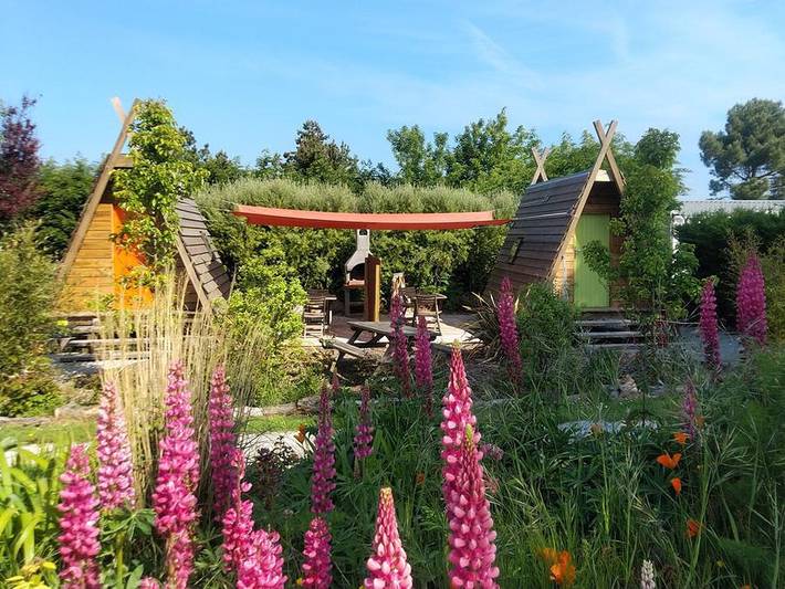 Camping de la Plage - Mobilheim 5 personen - Komfort mit Tv - 3 Schlafzimmer in Fermanville, Cherbourg und Umgebung
