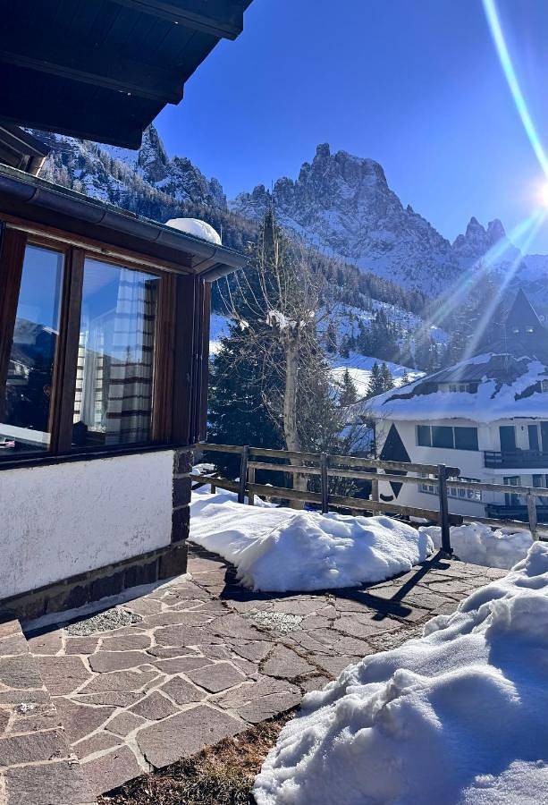 Gîte pour 6 personnes, avec vue et jardin, animaux acceptés à San Martino di Castrozza