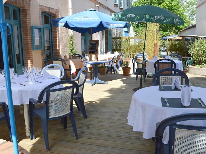 Hôtel pour 3 personnes, avec terrasse, animaux acceptés à Réalville